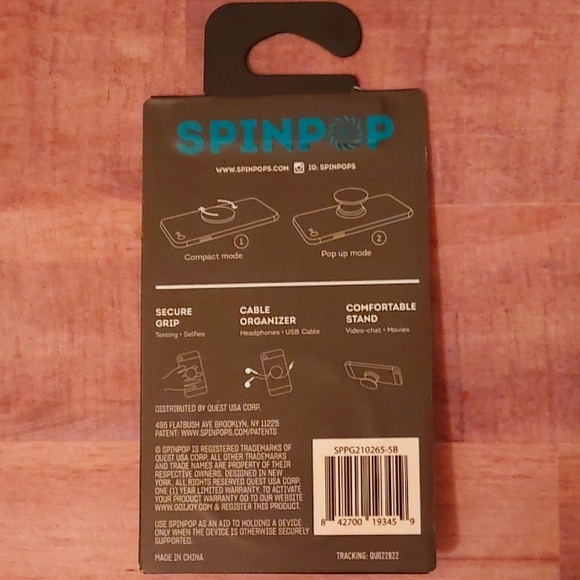 🧿Evil Eye Cell Phone Ring Pop Grip Gripper Spinner Stand Clip Piece Accessory🧿 - Picture 4 of 14